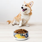 Sebastian & Clementine Yellow and Blue Pet Bowl