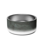 Sebastian & Clementine Gray Circles Pet Bowl