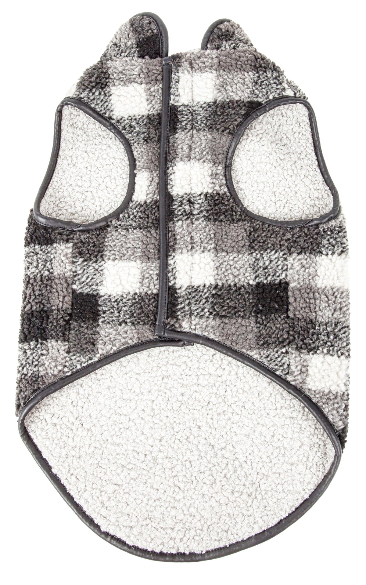Pet Life ®  'Black Boxer' Classical Fashion Insulated Plaid Dog Coat