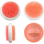 Pet Life ® 'Bravel' 3-in-1 Travel Pocketed Dual Grooming Brush and Pet Comb