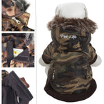Pet Life ® Classic Metallic Fashion 3M Insulated Dog Coat Parka  w/ Removable Hood