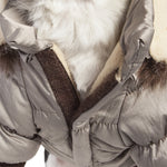 Pet Life ® Classic Metallic Fashion 3M Insulated Dog Coat Parka  w/ Removable Hood