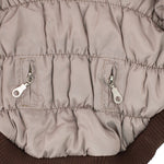 Pet Life ® Classic Metallic Fashion 3M Insulated Dog Coat Parka  w/ Removable Hood