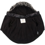 Pet Life ® Classic Metallic Fashion 3M Insulated Dog Coat Parka  w/ Removable Hood
