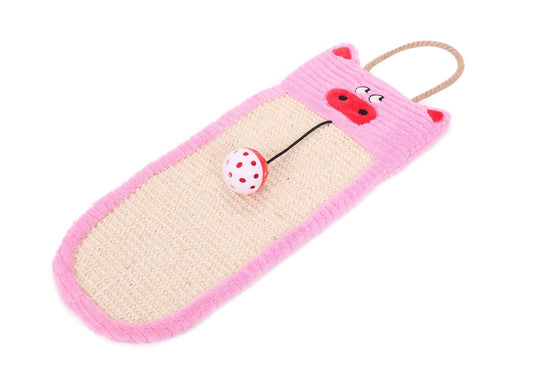 Pet Life ® Eco-Natural Sisal and Jute Hanging Carpet Cat Scratcher