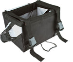 Pet Life ® 'Fur-Cycle' 2-in-1 Bicycle Bike Attachment Soft Folding Fashion Travel Pet Dog Carrier Crate