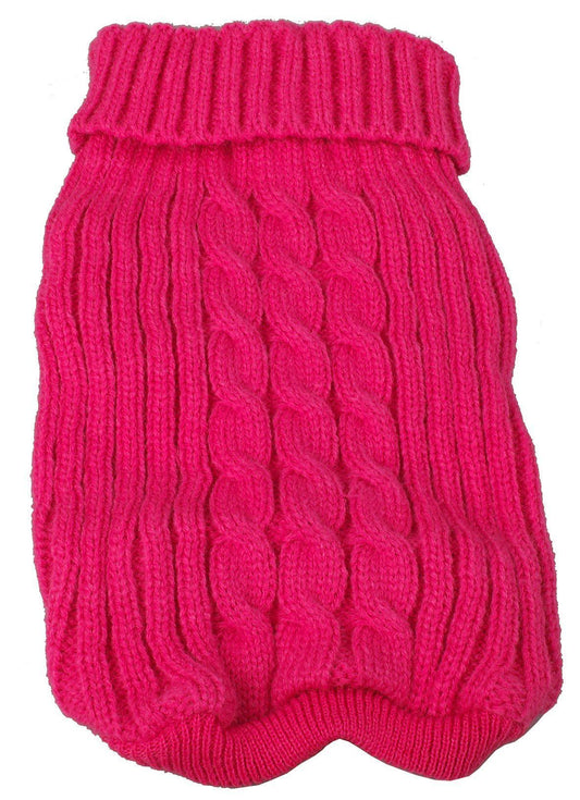 Pet Life ® Heavy Cotton Rib-Collared Fashion Dog Sweater