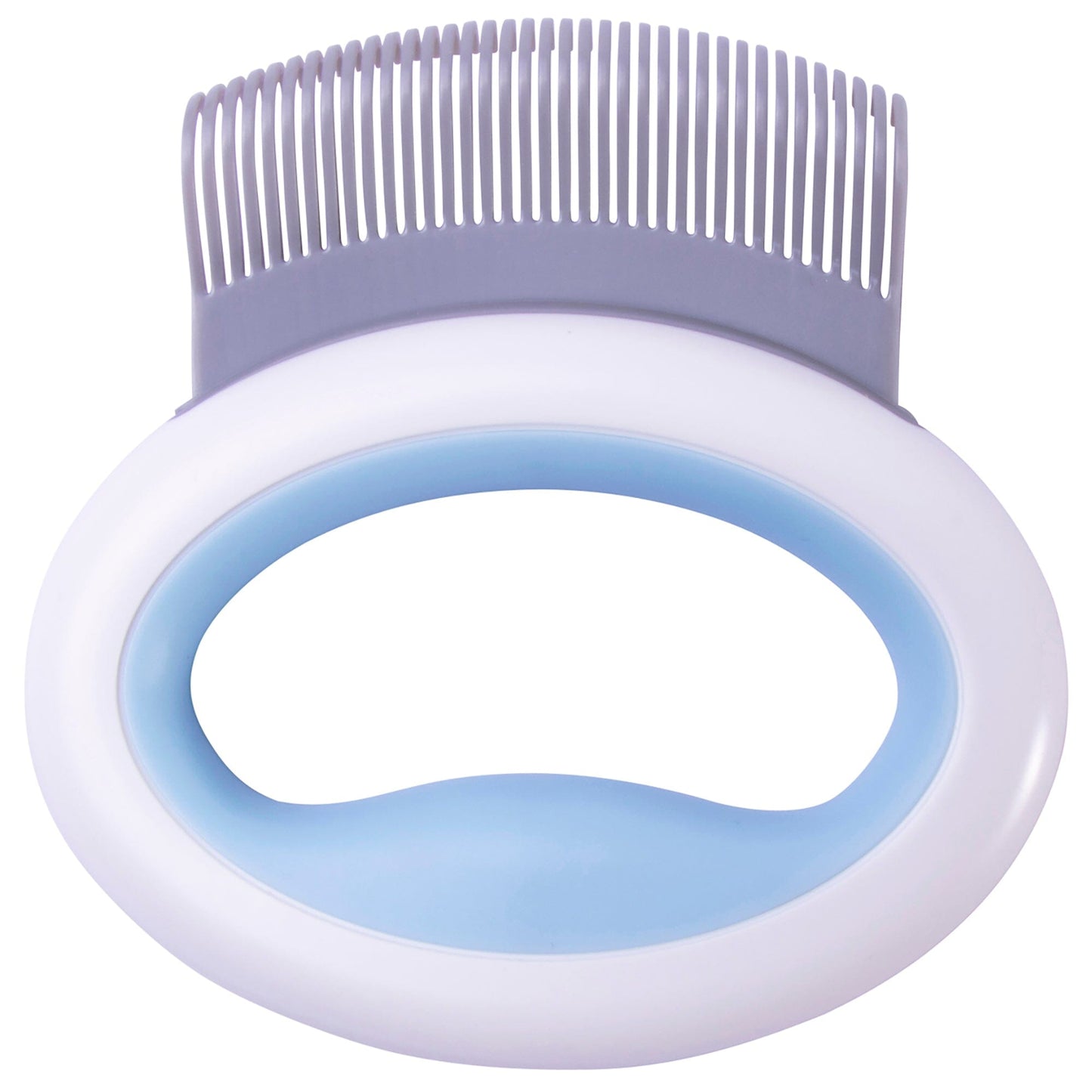 Pet Life ® 'Knuckler' Handheld Travel Flexible Grooming Pet Rake Comb
