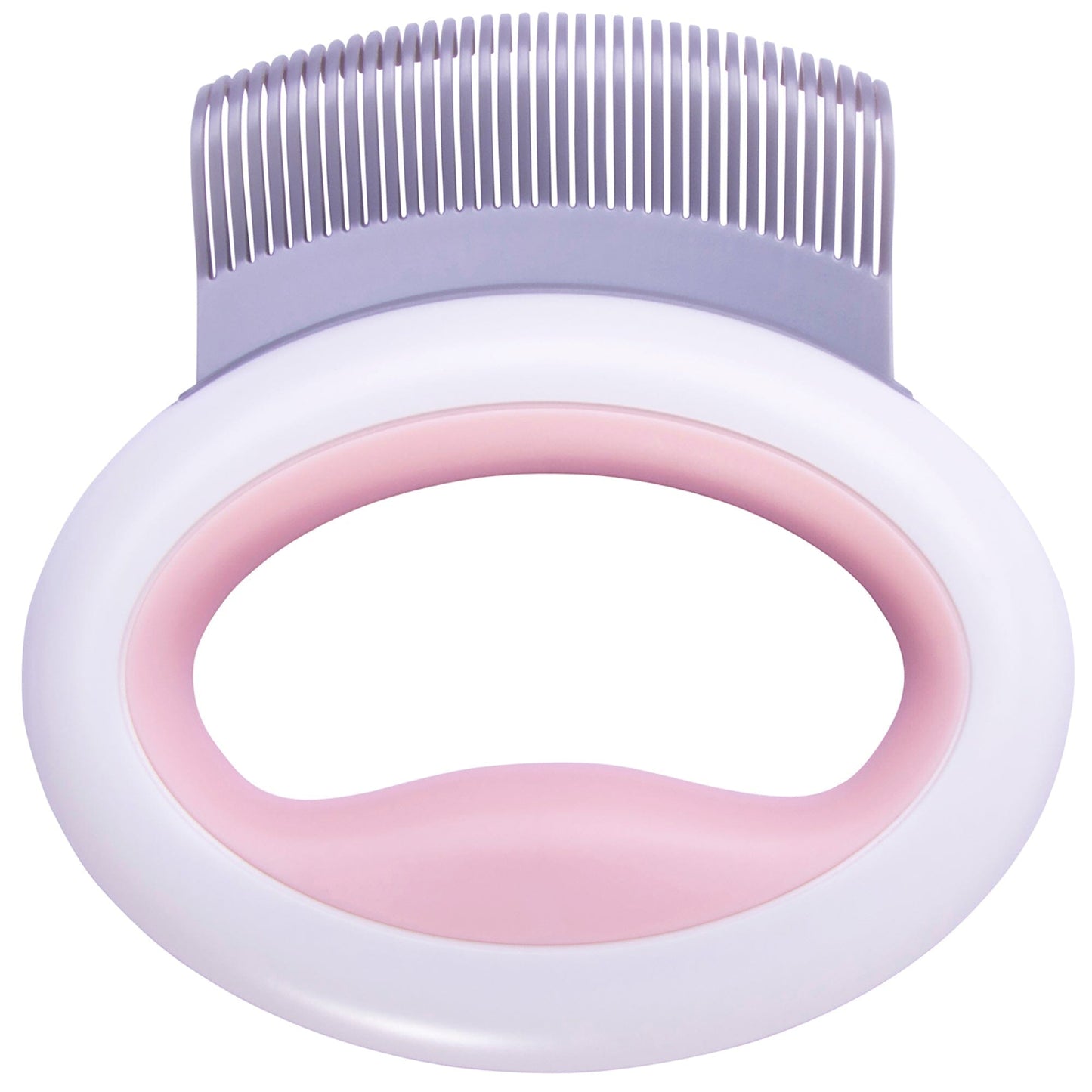 Pet Life ® 'Knuckler' Handheld Travel Flexible Grooming Pet Rake Comb