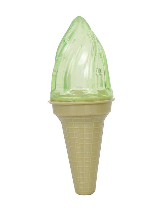 Pet Life ® 'Lick & Gnaw' Ice Cream Cone Freezable and Chewable Tossing Waterproof Floating Pet Dog Toy w/ Insertable Treat pocket