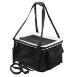 Pet Life ® Lightweight Collapsible Safety Travel Wire Folding Pet Dog Car Seat Carseat Carrier Crate