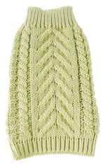 Pet Life ® 'Swivel-Swirl' Heavy Cable Knitted Fashion Designer Dog Sweater