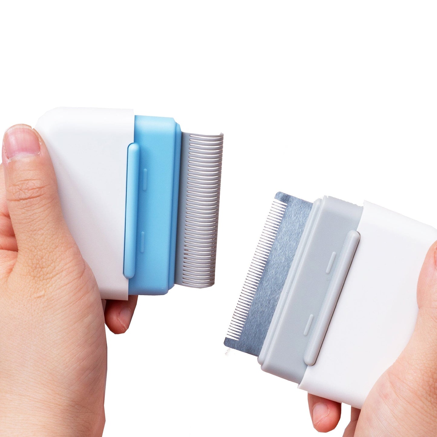 Pet Life ® 'Zipocket' 2-in-1 Underake and Stainless Steel Travel Grooming Pet Comb