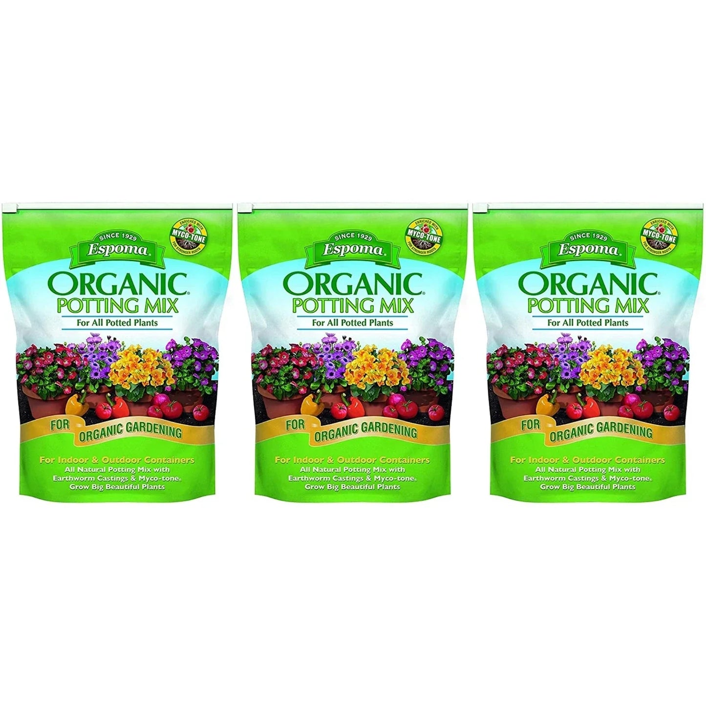 Espoma Organic Potting Mix (4Qt) 3pk