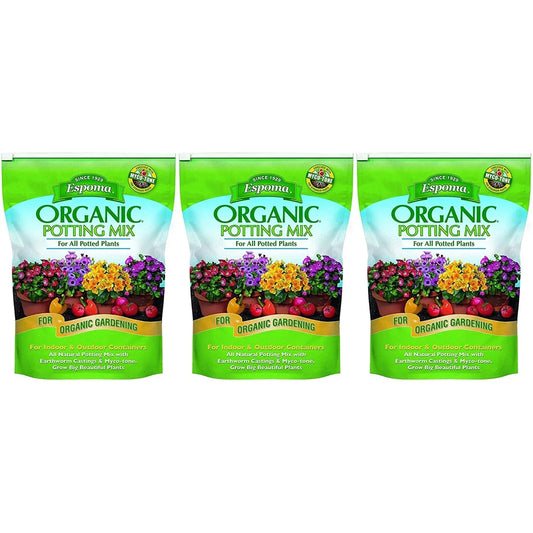Espoma Organic Potting Mix (4Qt) 3pk