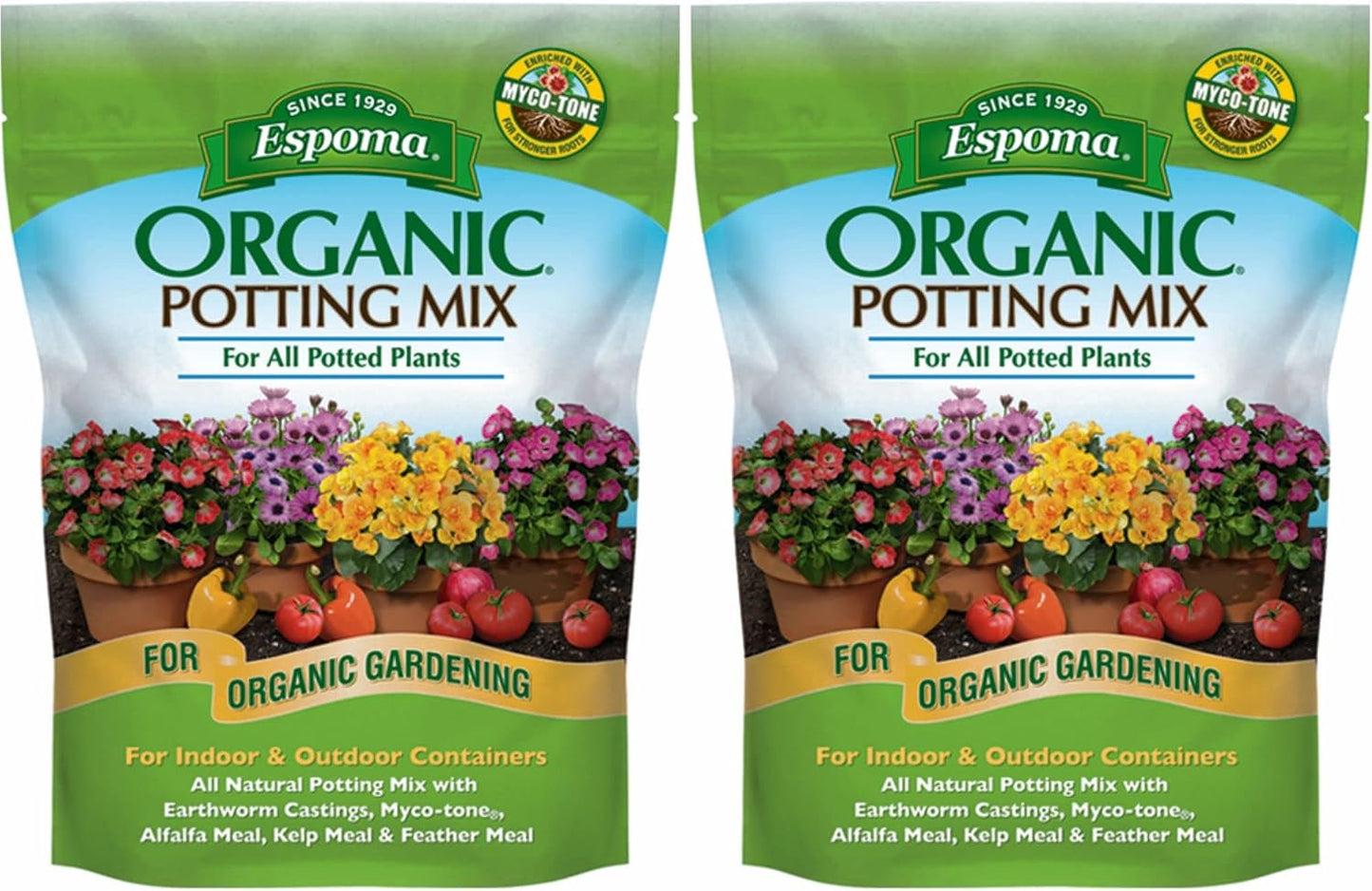 Espoma Organic Potting Mix (4Qt) 2pk