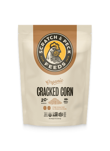 Scratch & Peck Organic Cracked Corn(Shipping Included)