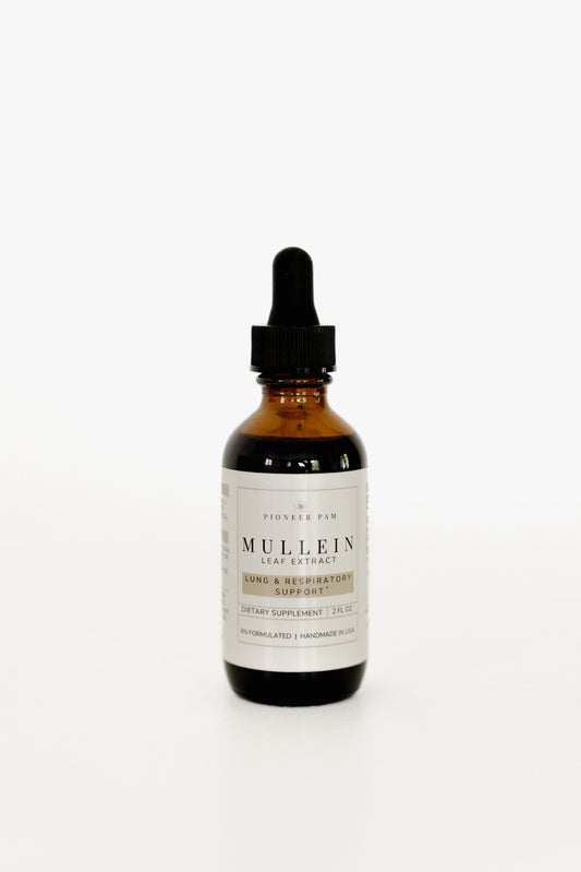Mullein Tincture: Respiratory + Immune System Support