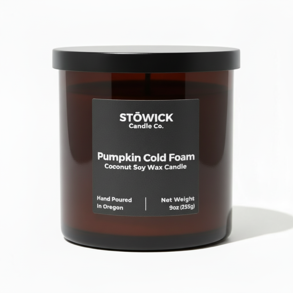 Pumpkin Cold Foam Tumbler Candle