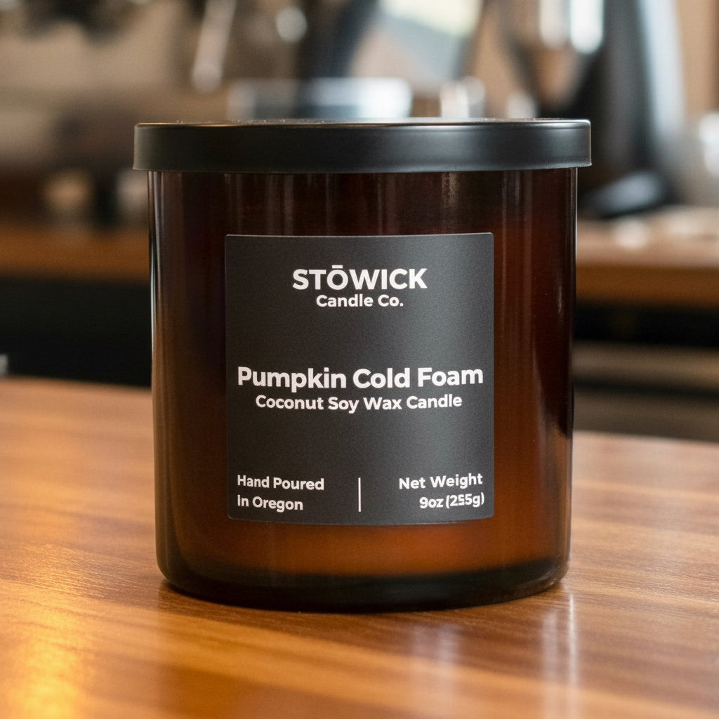 Pumpkin Cold Foam Tumbler Candle