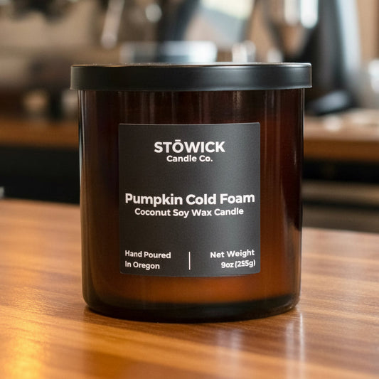 Pumpkin Cold Foam Tumbler Candle