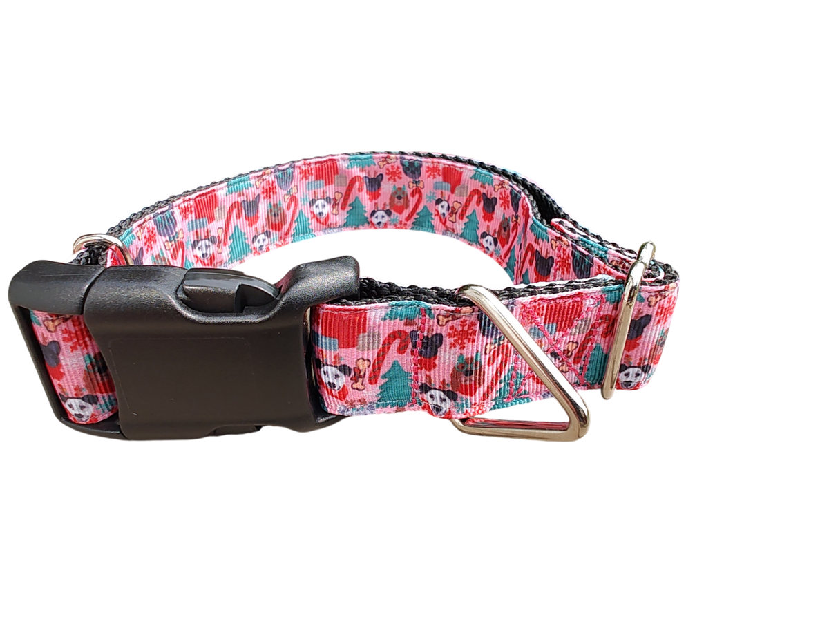 Festive Pups Christmas Nylon Dog Collar