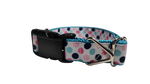 Polka Dots Pattern Nylon Dog Collar