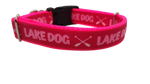 Lake Dog Pink Nylon Dog Collar
