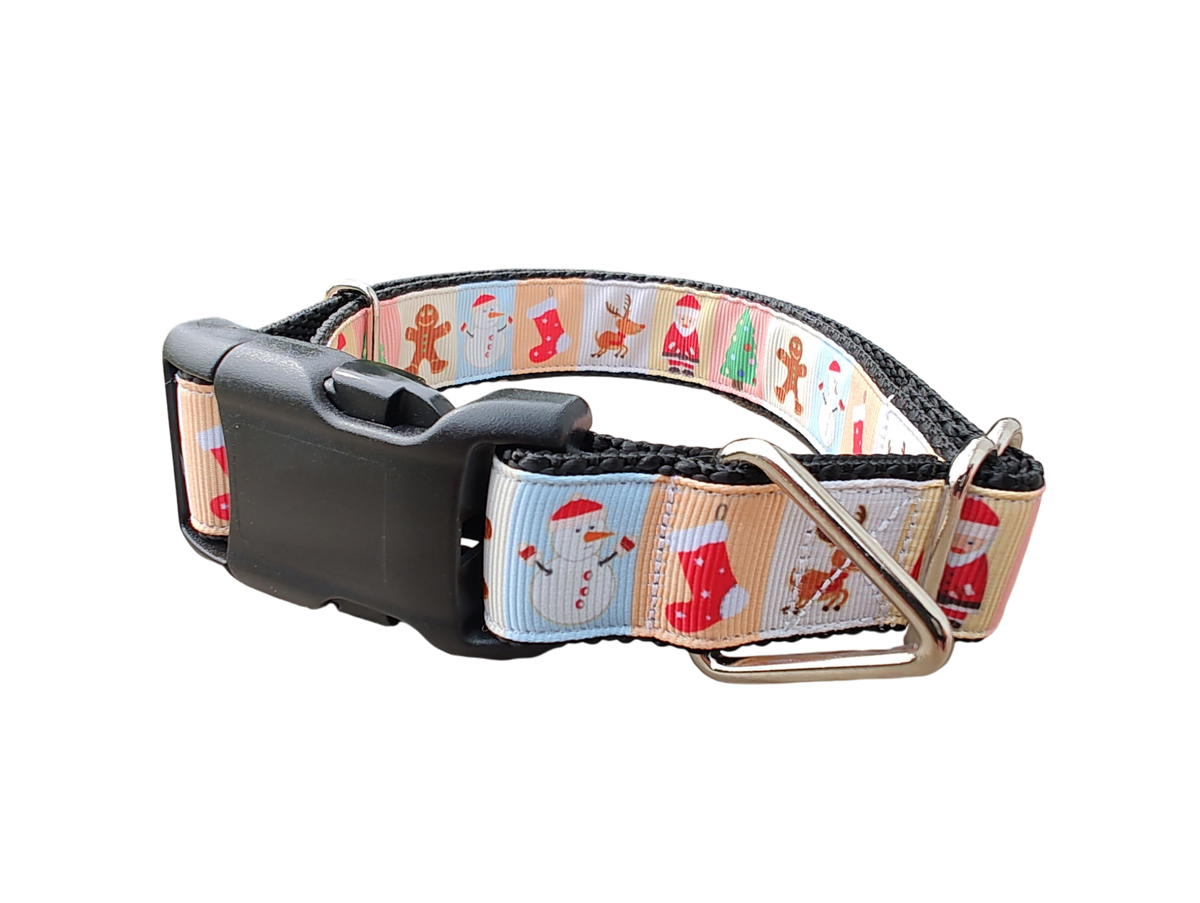 All Things Christmas Nylon Dog Collar