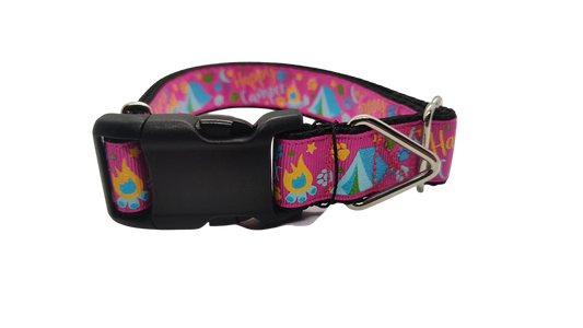 Happy Camper Nylon Dog Collar