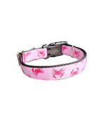 Red Crabs Nylon Dog Collar