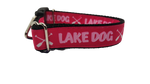 Lake Dog Pink Nylon Dog Collar