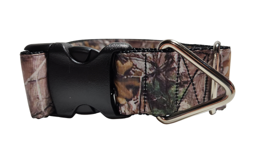 1.5" Wide Woods Camouflage Nylon Dog Collar