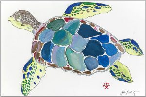 Sea Turtle Placemat | Beach House