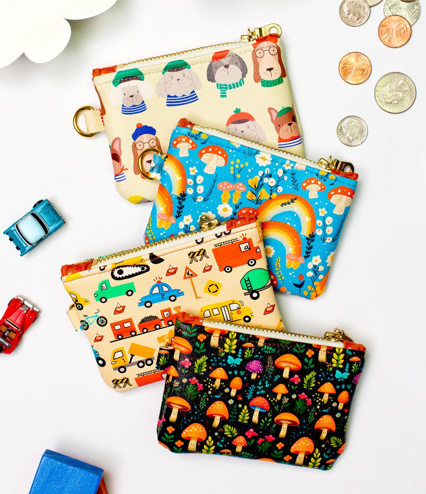 Dog Coin Purse – Cute Zippered Coin Pouch for Dog Lovers