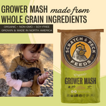 Scratch & Peck Organic Grower Mash(Shipping Included)