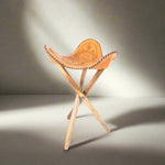 Caballero | Hand-tooled Leather Picnic Stool
