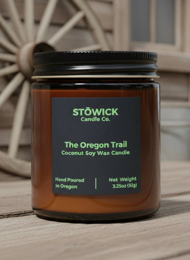 The Oregon Trail Mini Candle