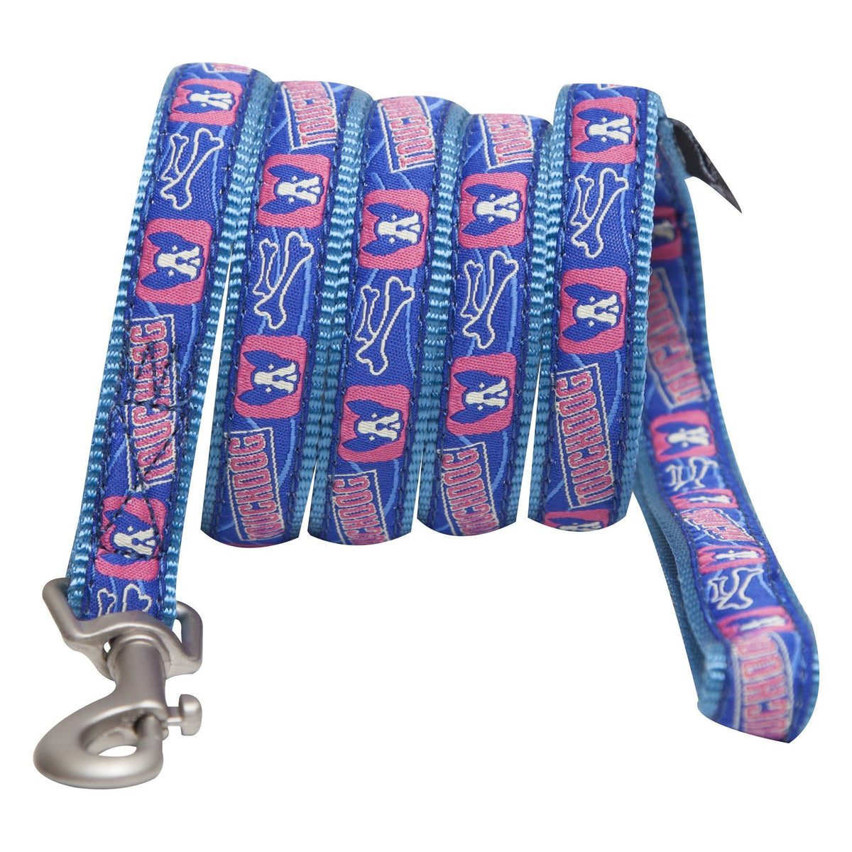 Touchdog 'Bone Patterned' Tough Stitched Dog Harness and Leash