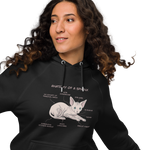 "ANATOMY OF A SPHYNX" WOMEN'S ECO HOODIE