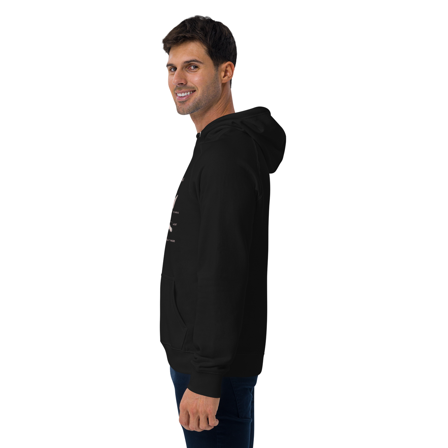 "ANATOMY OF A SPHYNX" UNISEX ECO HOODIE