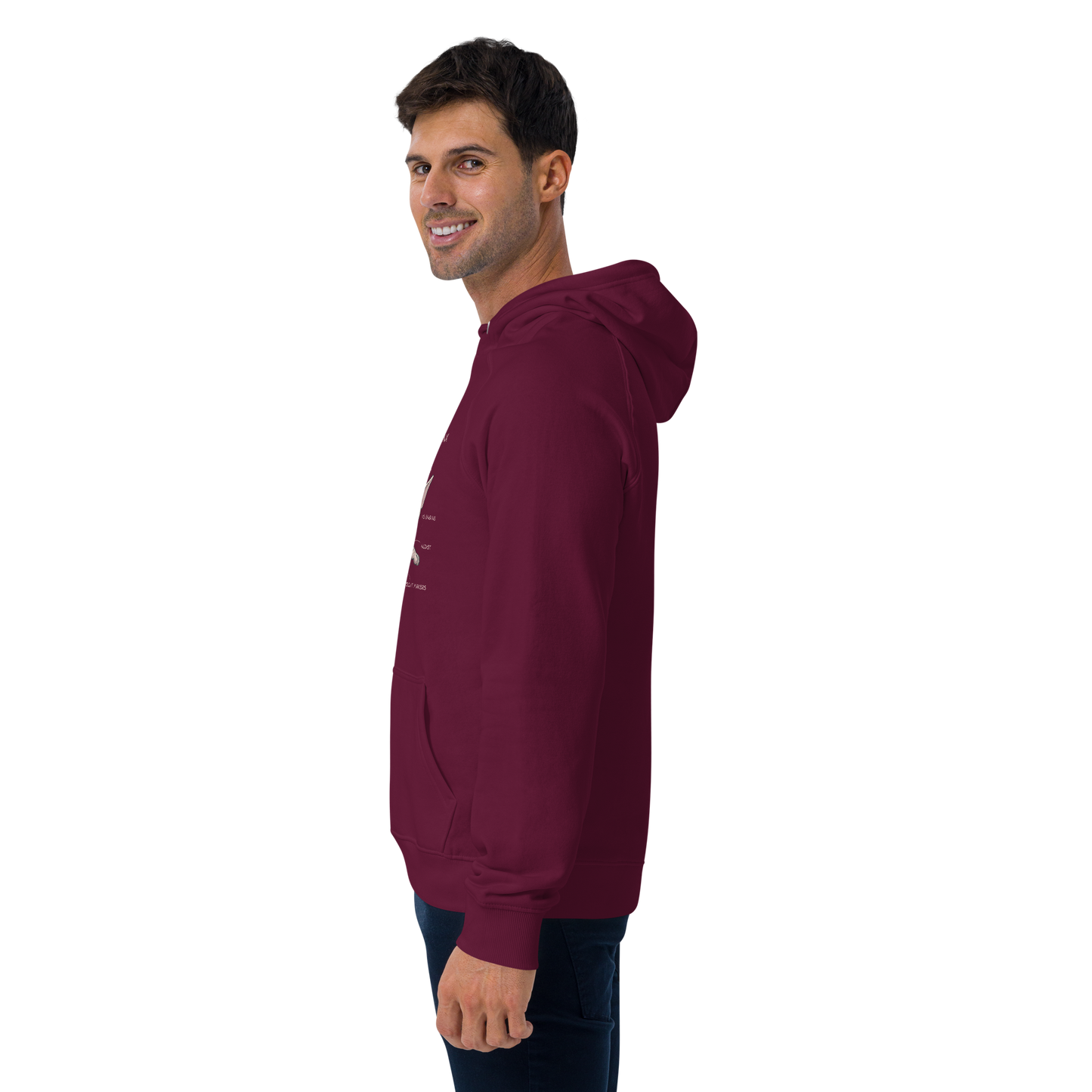 "ANATOMY OF A SPHYNX" UNISEX ECO HOODIE