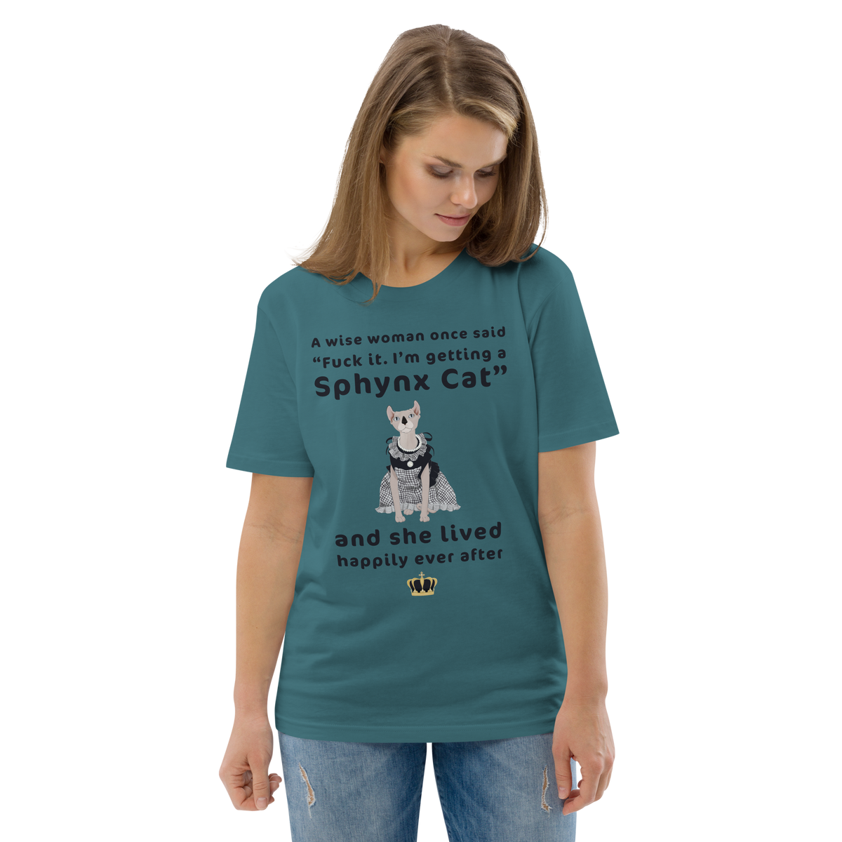 "FUCK IT - I'M GETTING A SPHYNX CAT" ECO TEE