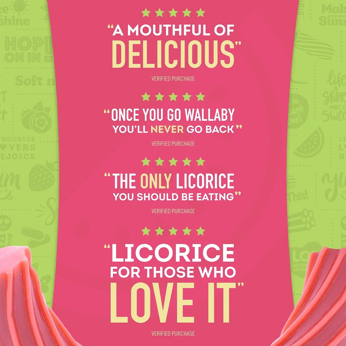 Wiley Wallaby Licorice Watermelon 10oz