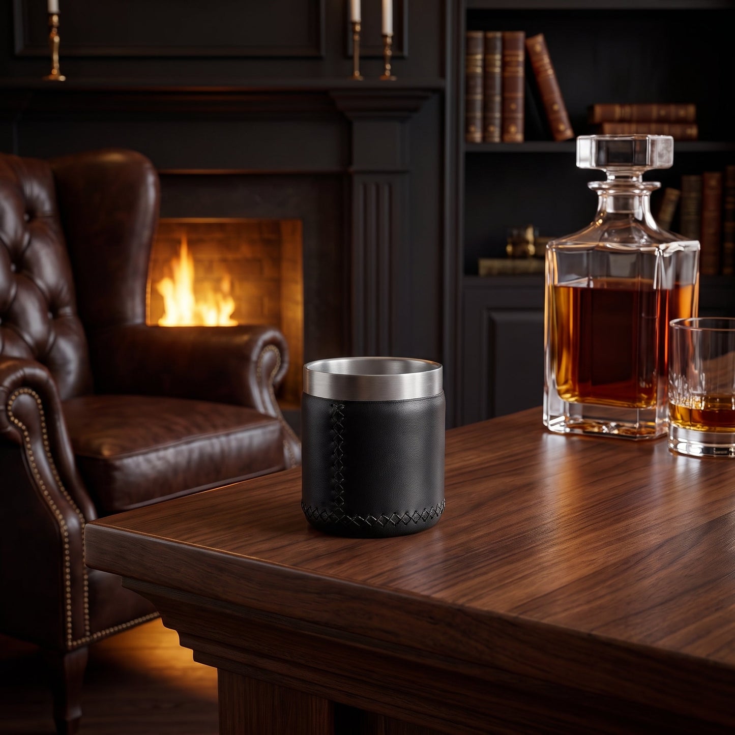 Vasito | 7 oz Leather Whiskey Glass