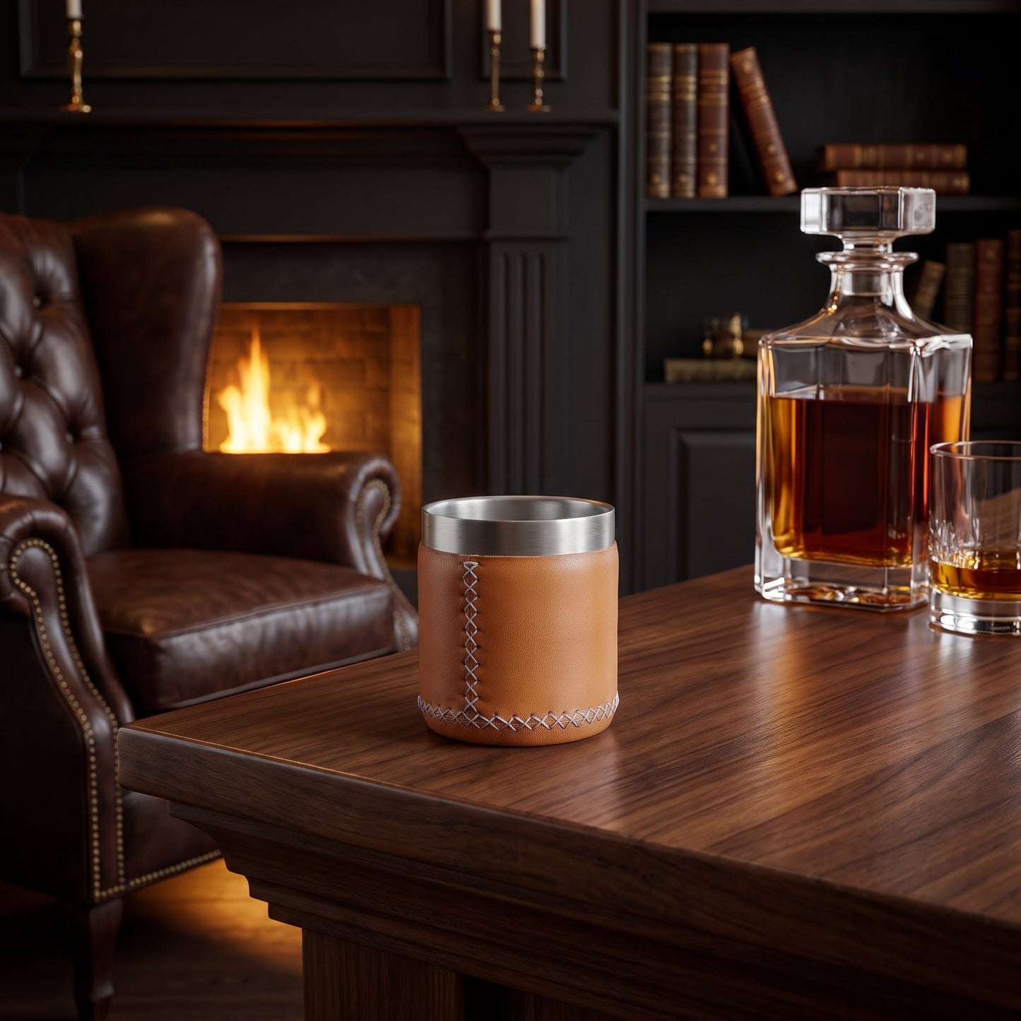 Vasito | 7 oz Leather Whiskey Glass