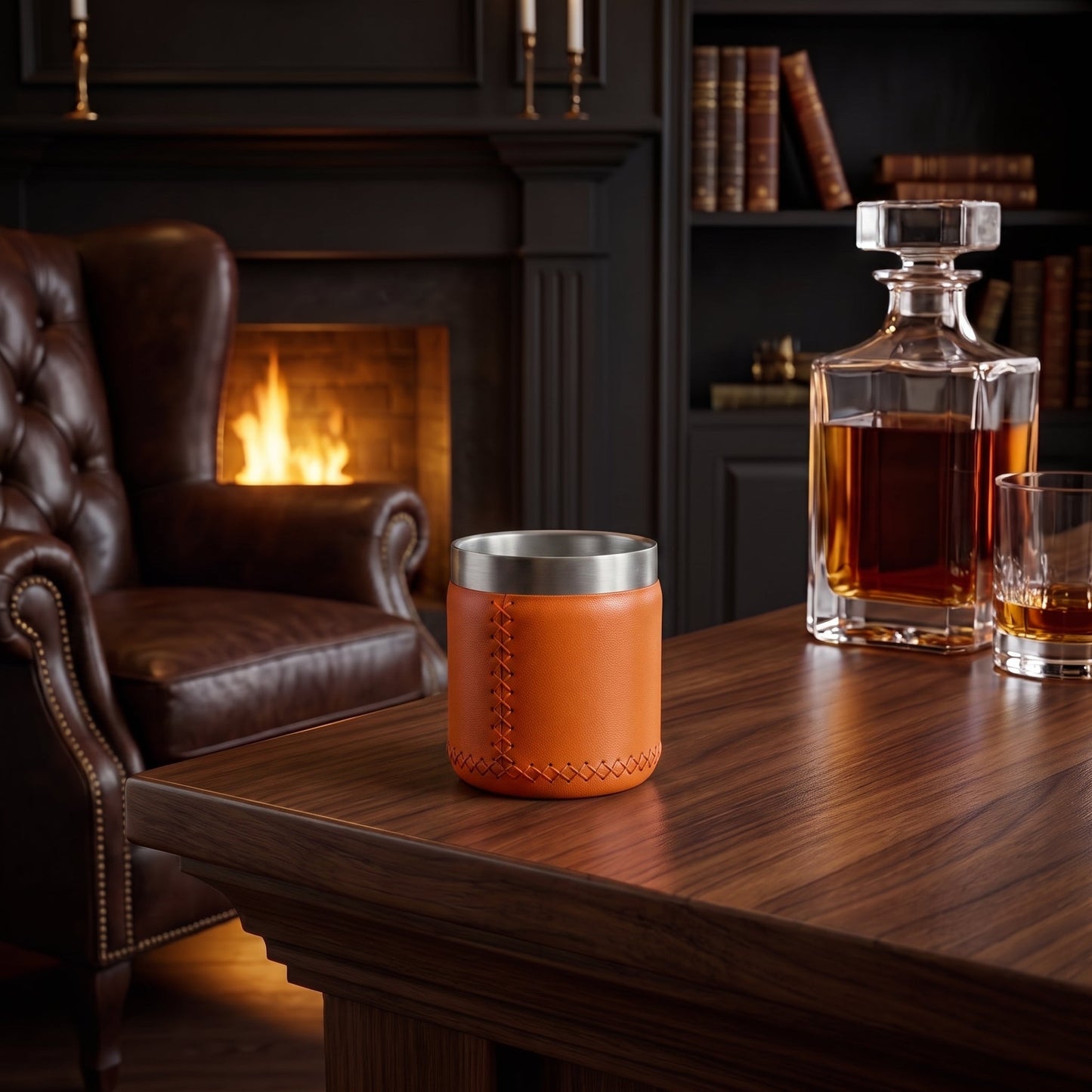 Vasito | 7 oz Leather Whiskey Glass