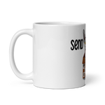 "SEND NUDES" SPHYNX COFFEE MUG