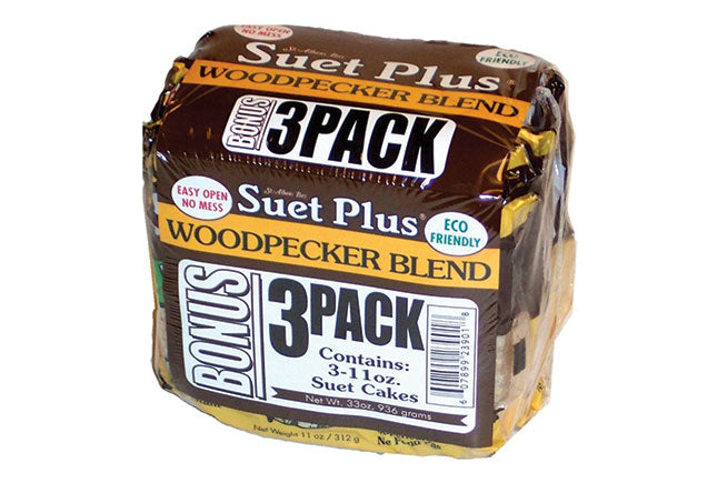 Suet Plus  Woodpecker Blend  11 oz cakes/3pk