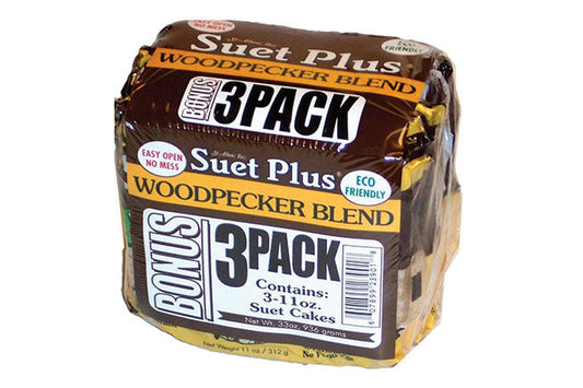 Suet Plus  Woodpecker Blend  11 oz cakes/3pk